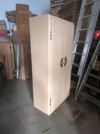 Vintage 1950s metal kitchen cabinet