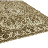 1970s 285 cm x 385 cm beige wool carpet