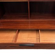 Scandinavian library in rosewood designed by Ib Kofod Larsen.