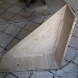 Coffee table in travertine