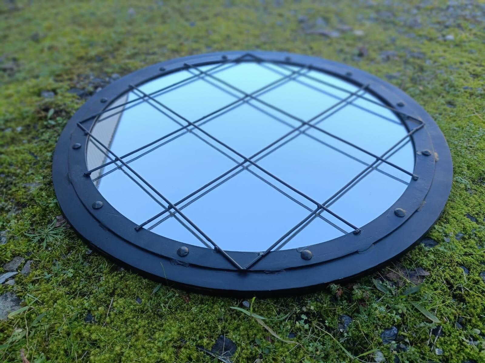 Miroir rond industriel