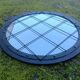 Miroir rond industriel