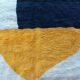 Traditional hand-woven Beni Ouraine rug, size 210 x 305 cm