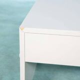 Minimalist television/audio furniture Pastoe q-bus, 1970s design.