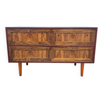 Meuble bas scandinave en palissandre de Rio