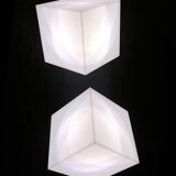 Pair of sconces "Edge", by Alessandro Mendini for Artemide, Italy