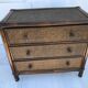 Commode en rotin et cannage années 60-70