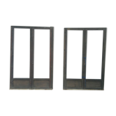 Pair of window doors