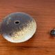 Ceramic oil lamp from the Danish mid-century studio by Aage Würtz, 1960s.