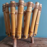 Cache pot porte plante tripode en bambou