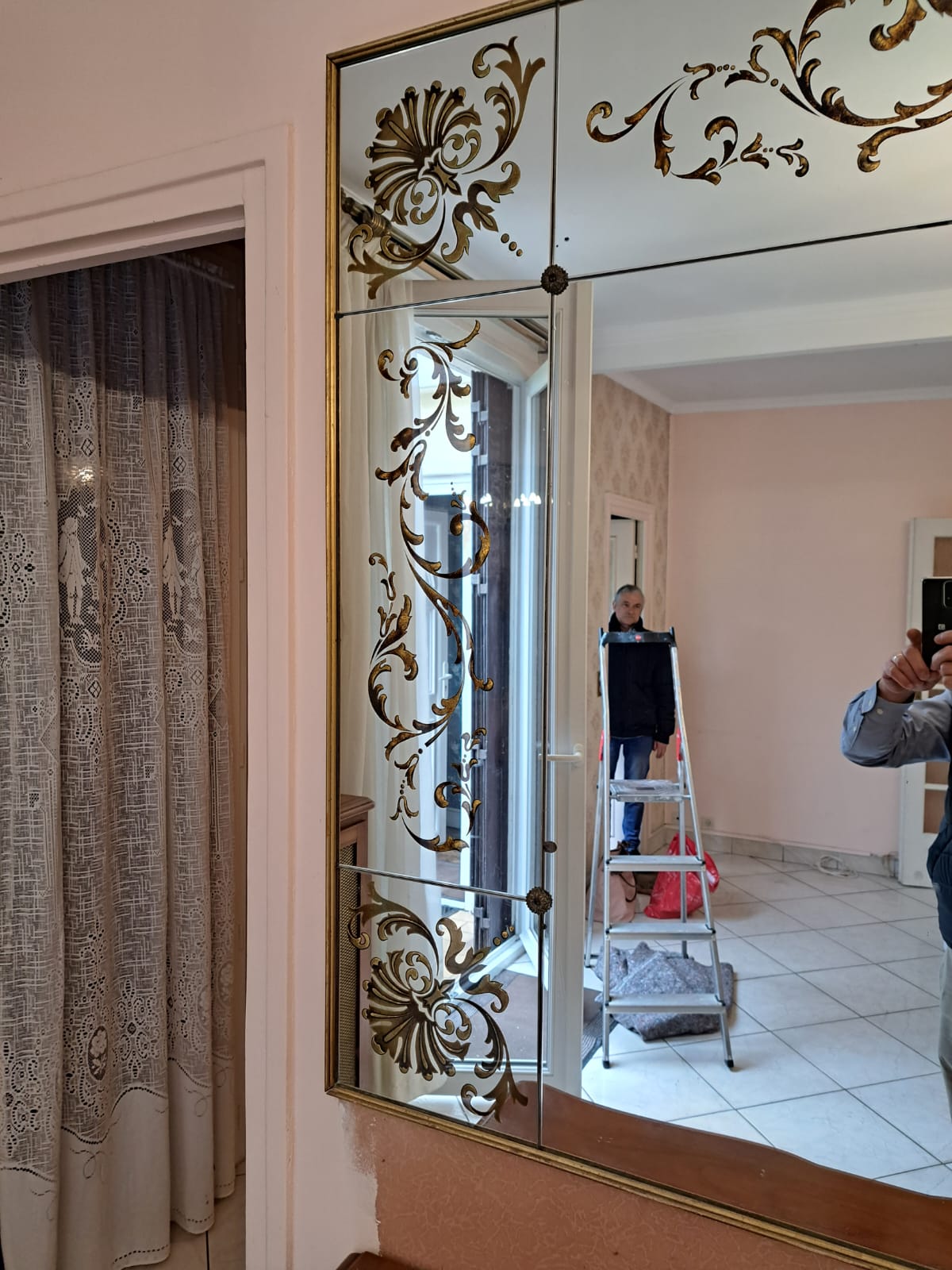 Bistro mirror 236x120cm