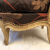 Louis XV style chair in lacquered wood XXth