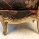 Chaise de style Louis XV en bois laqué XXème