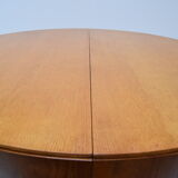 Mid-century  Round Folding dining table  by Jindrich Halabala ,Czechoslovakia,1950‘s.