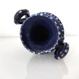 Small blue vase with birds