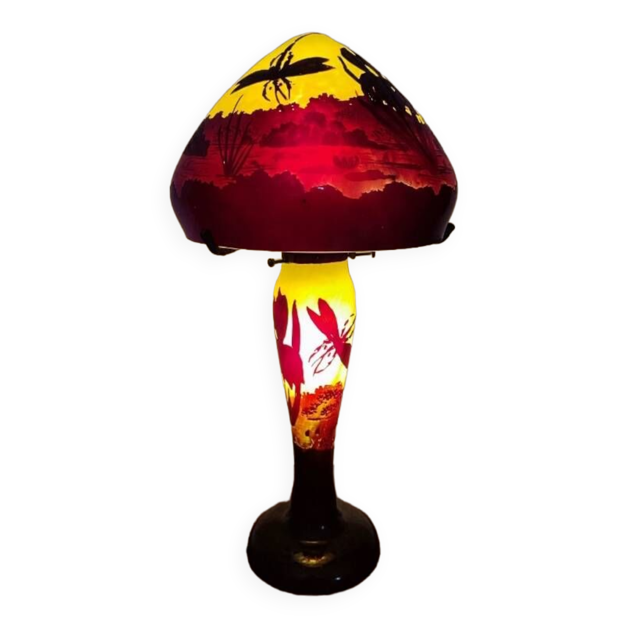 Glass paste lamp