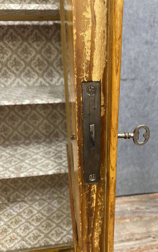 Louis XV bookcase in light wood circa 1800