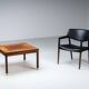 Table basse carrée en palissandre HMB Möbler Rörvik, Suède 1960