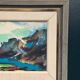 Original Swedish Oil on Panel – “Mountain Landscape” – Vintage & Framed
