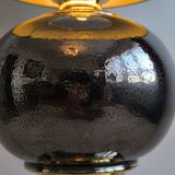 Magnificent large Italian lamp from the 1960s, ceramic / gold.