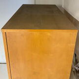 Vintage wardrobe with compass feet