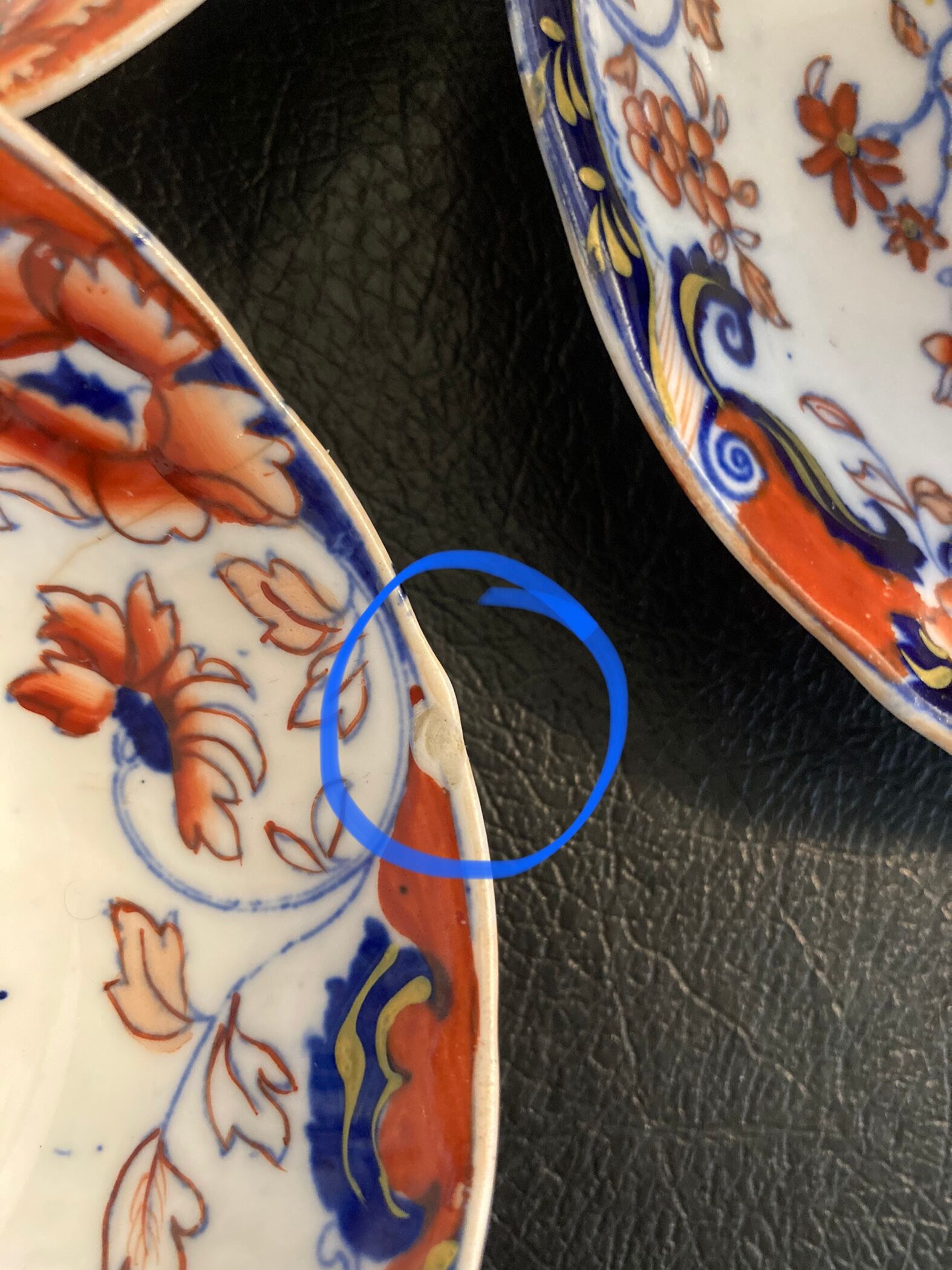 Set 4 cups and saucers Minton Amherst 824