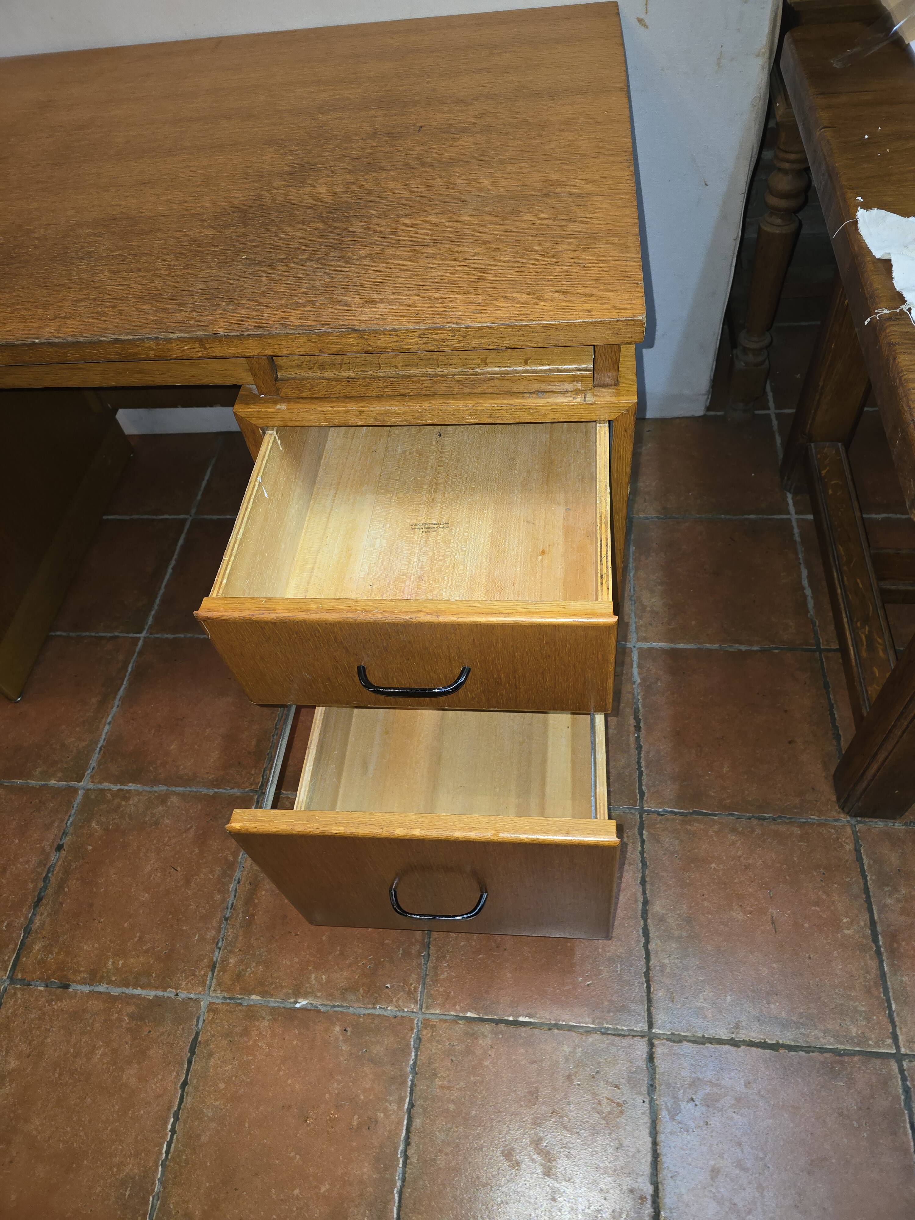 1960s Burwood Oak Desk