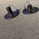 Set of 2 large ceiling lamps Lita 1970 suspension