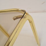 Retro Brass Nesting Tables,circa 1990's.