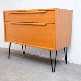 Vintage teak chest of drawers by Wk Möbel, 1970s