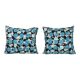 Set of 2 vintage Turkish cushion covers 48x46 cm