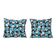 Lot de 2 housses de coussin turque vintage 48x46 cm