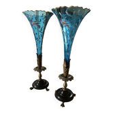 Napoleon III tulip vases