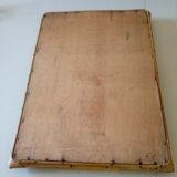 Vintage rattan serving tray