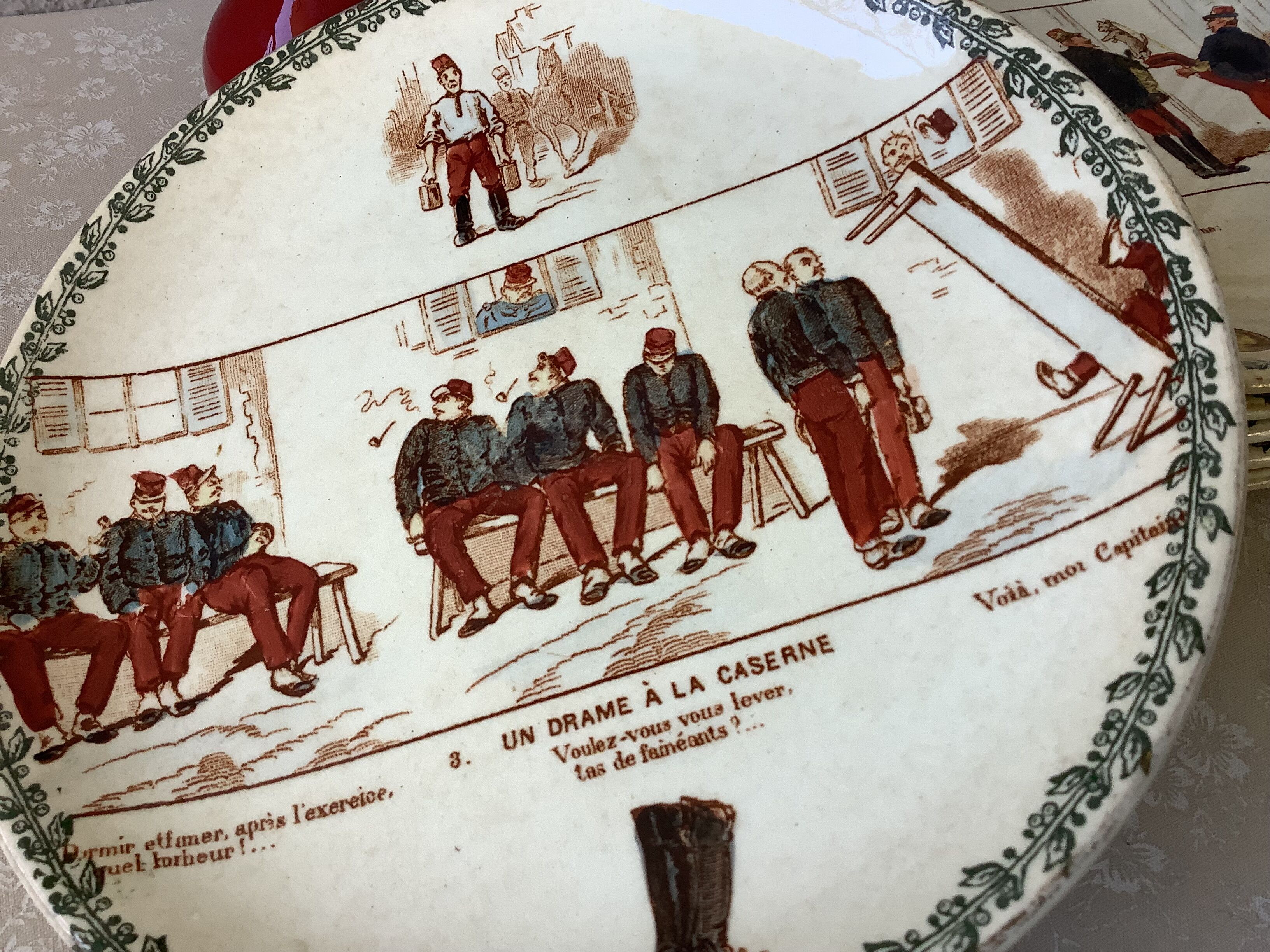Talking plates Military Iron Land Choisy le Roi