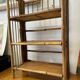 Bamboo standing shelf from the 60s