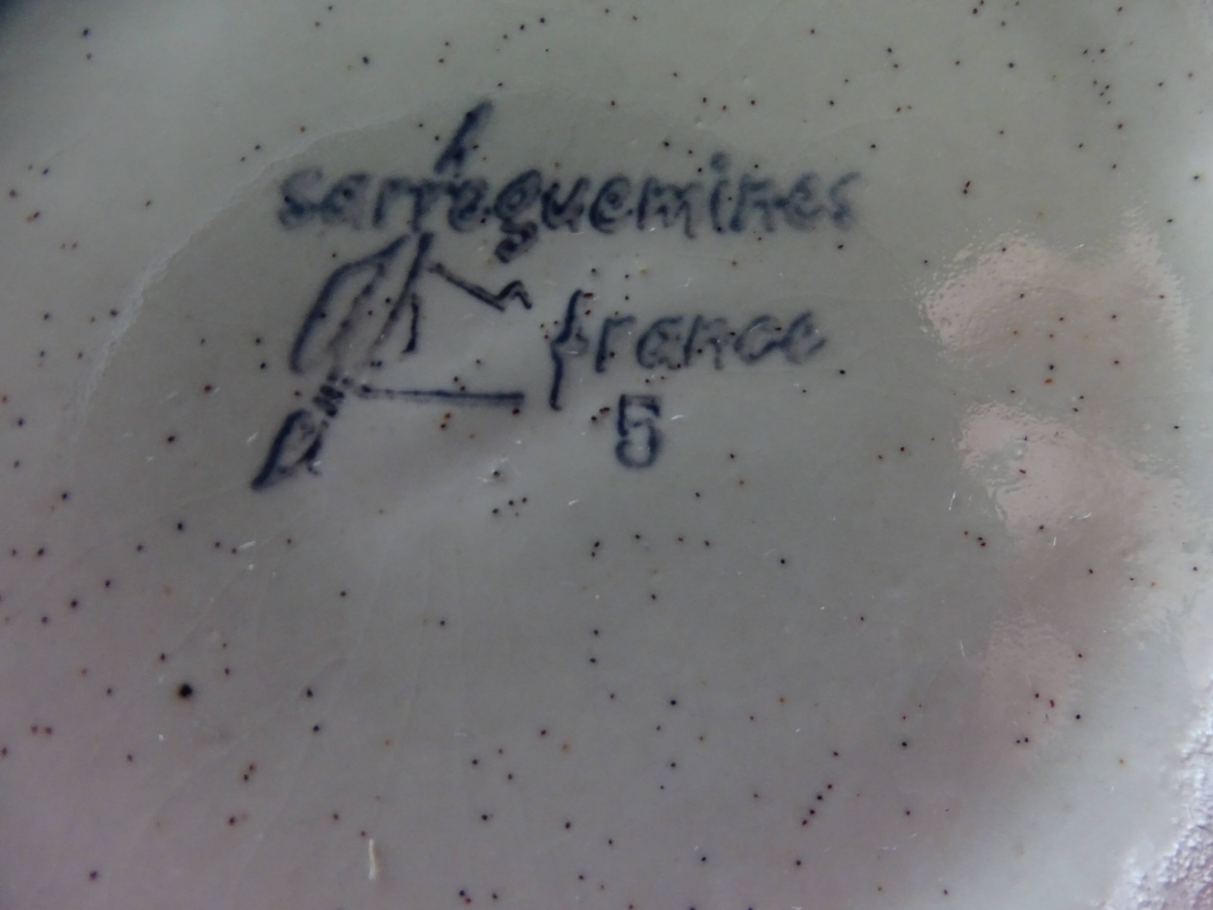 Sarreguemines candlesticks