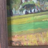 Swiss landscape painting 1950