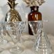 Set of 6 vintage bistro glasses