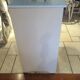 Blue and yellow formica buffet