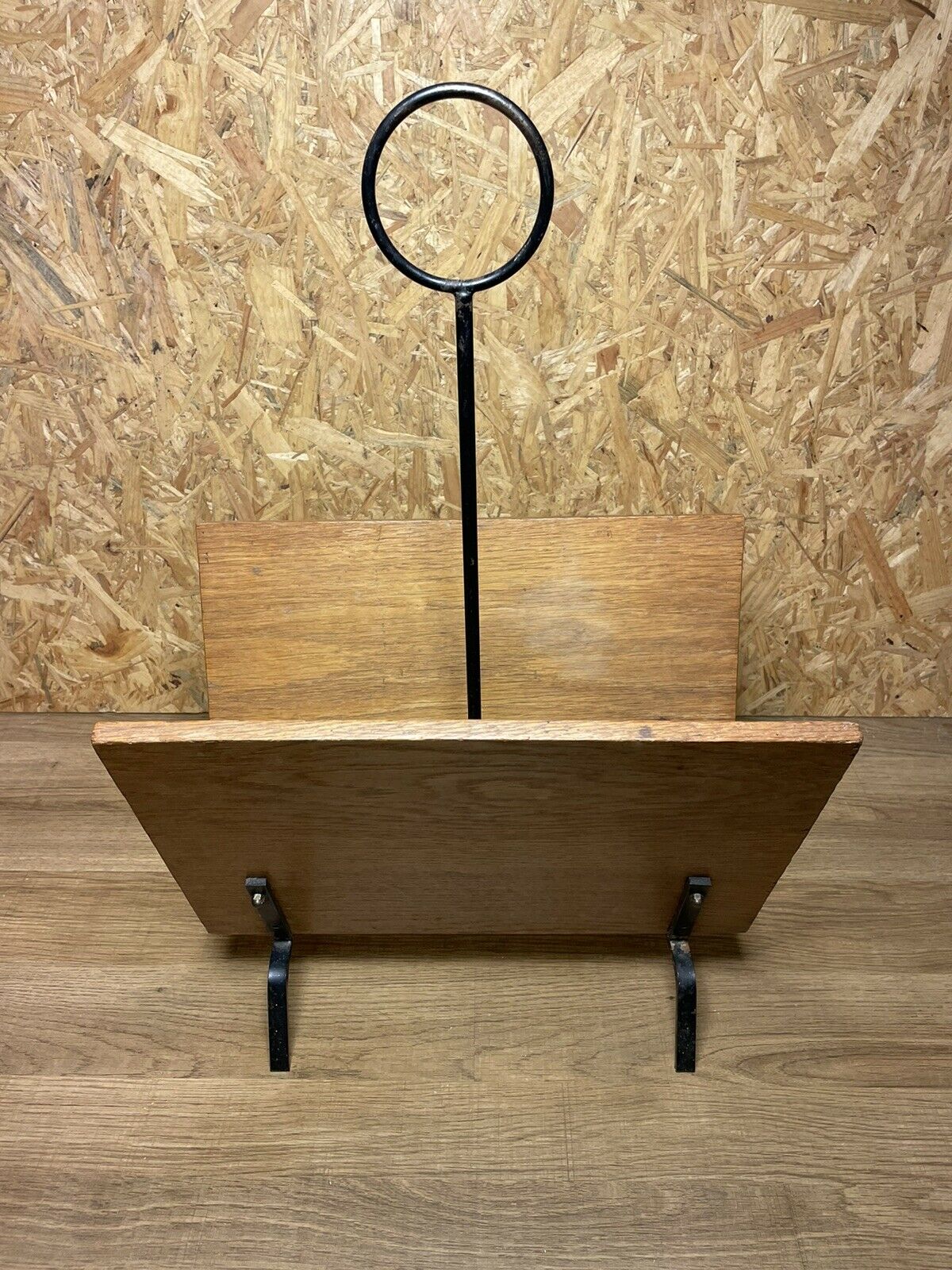 Porte revue anicen vintage year 50,60' modernist, chene, deco chic