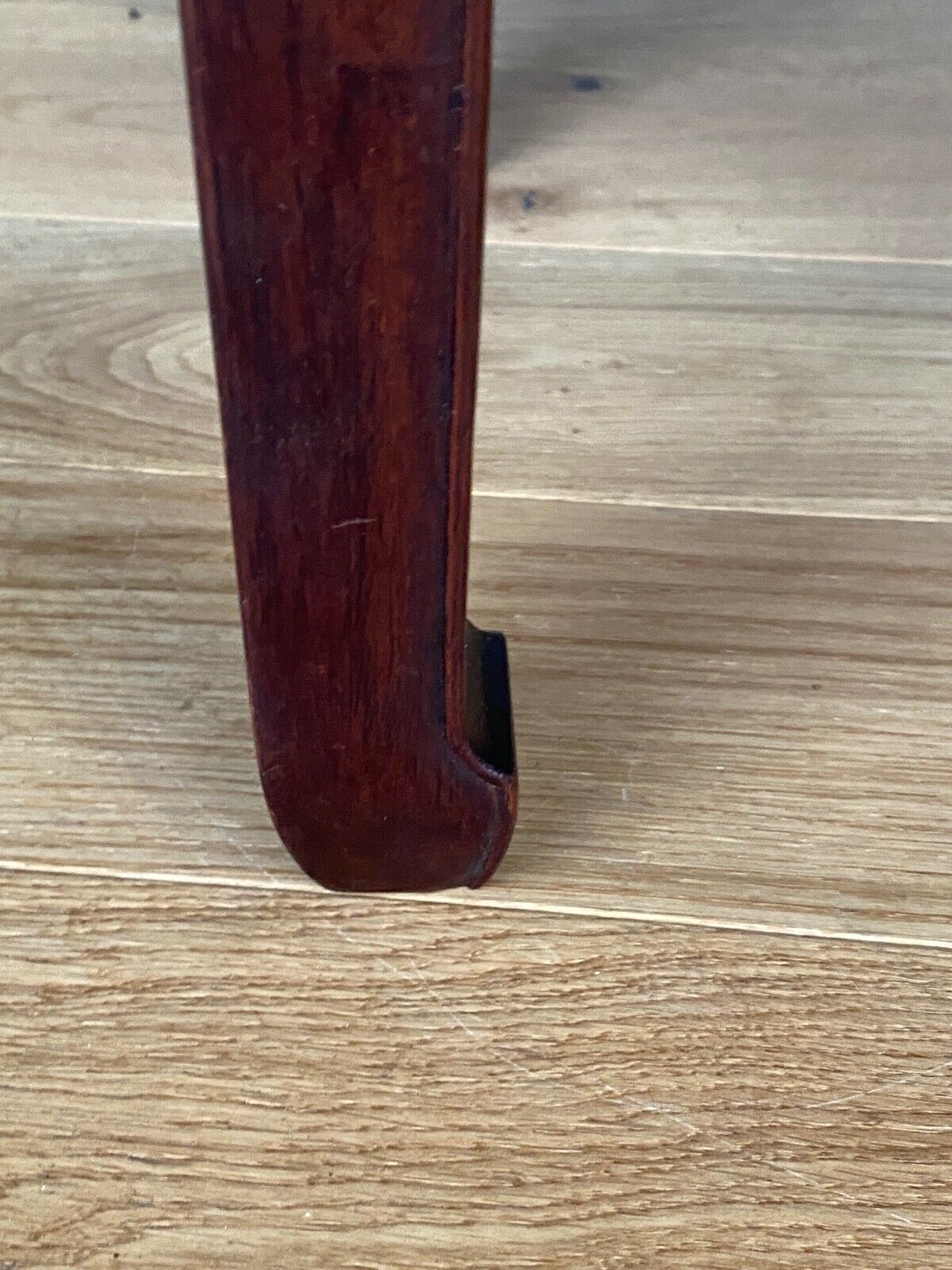 Tabouret table chine 1960 bois de fer belle patine