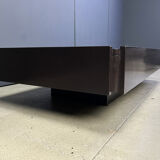 Table basse en laque vintage fabriquée en Italie, attribuée à Mario Sabot/Willy Rizzo.