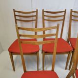 Suite of 5 chairs 1950