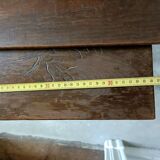 Pyrographed nesting tables