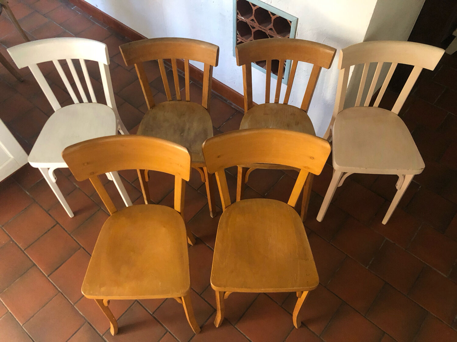 6 Baumann chairs