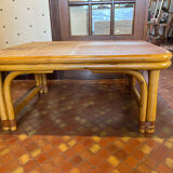Vallauris ceramic table signed barois 1979
