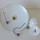 Vintage Purple Pendant Light /  Memphis Style Y2K Hanging Lamp