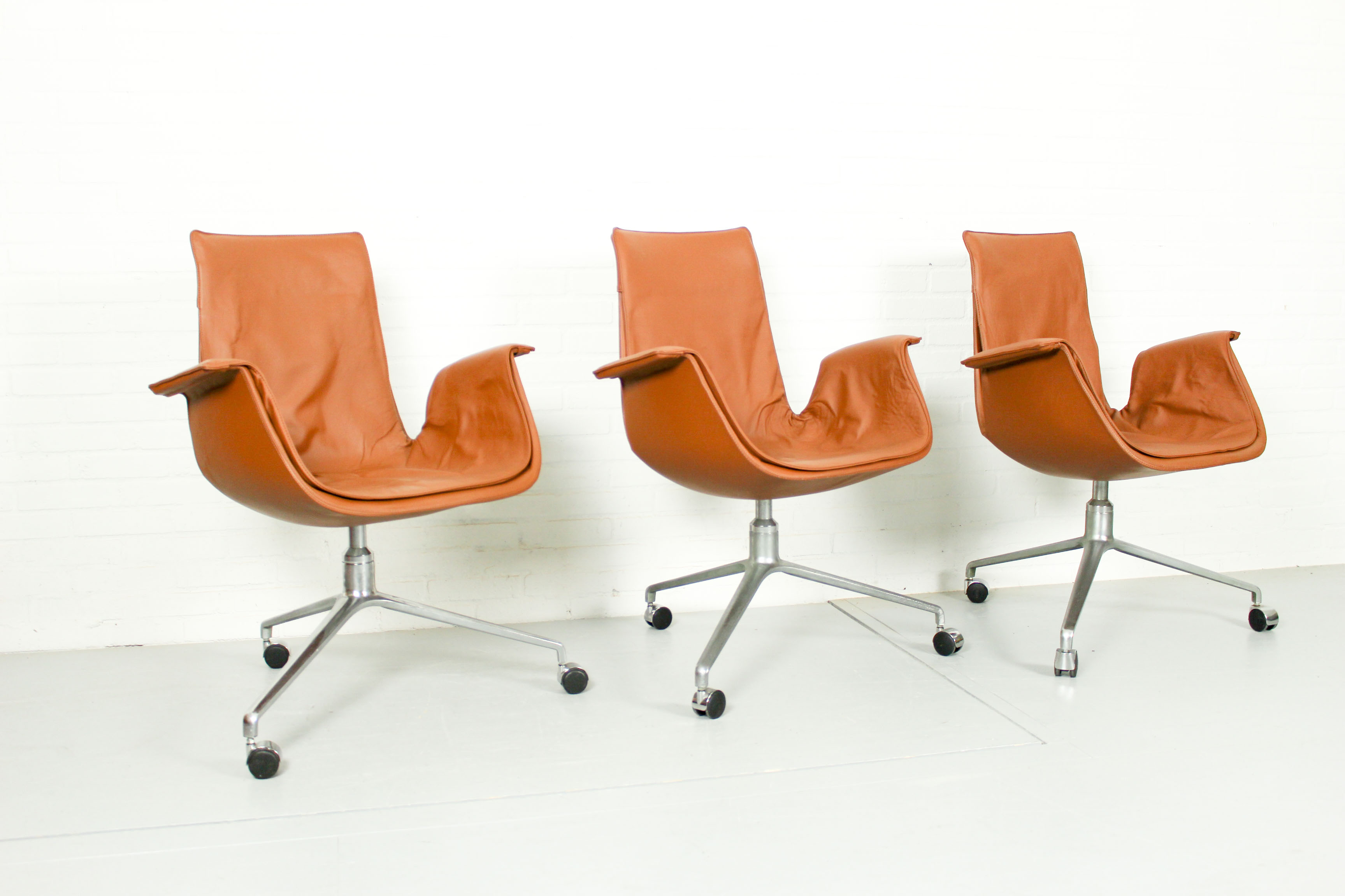 Bird chair kill for Preben Fabricius by Jorgen Kastholm, 1964