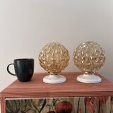 Paire d’appliques murales vintage